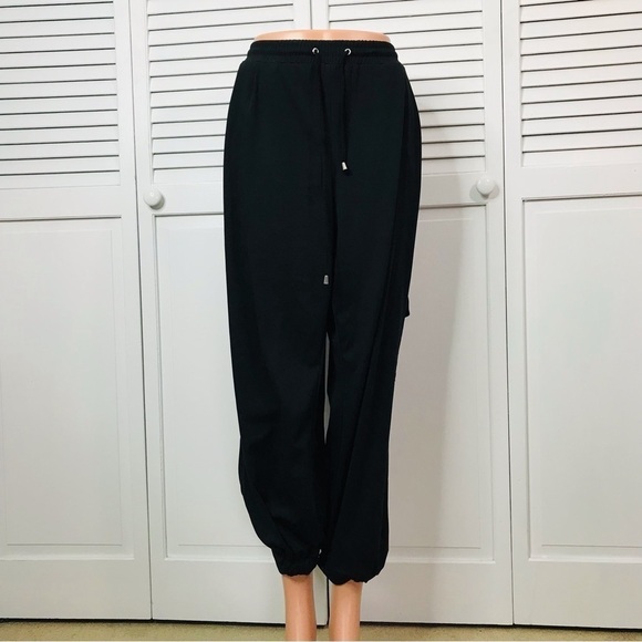 NANETTE By Nanette Lepore Black High Waist Cropped Pants Size Extra Large - Picture 1 of 8